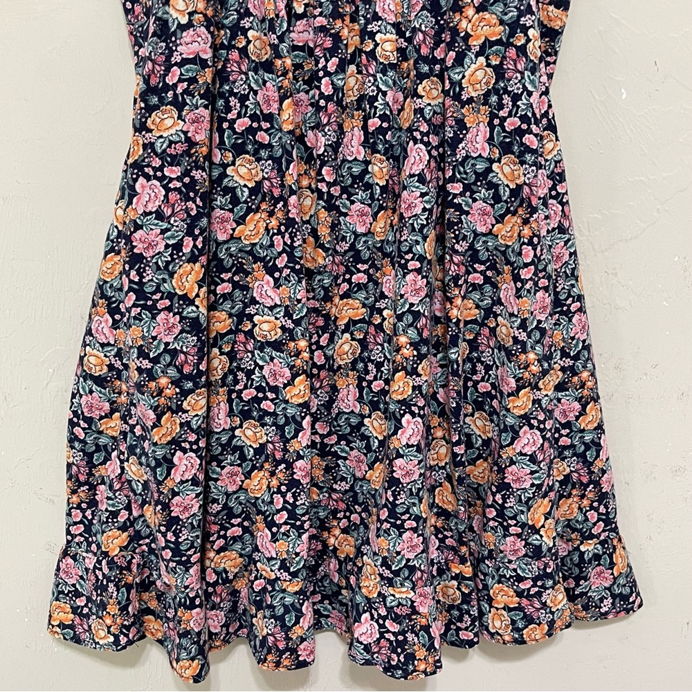 Old Navy Ditsy Floral Cami Mini Dress Linen Blend Flirty Boho Cottage Size M - Picture 12 of 13